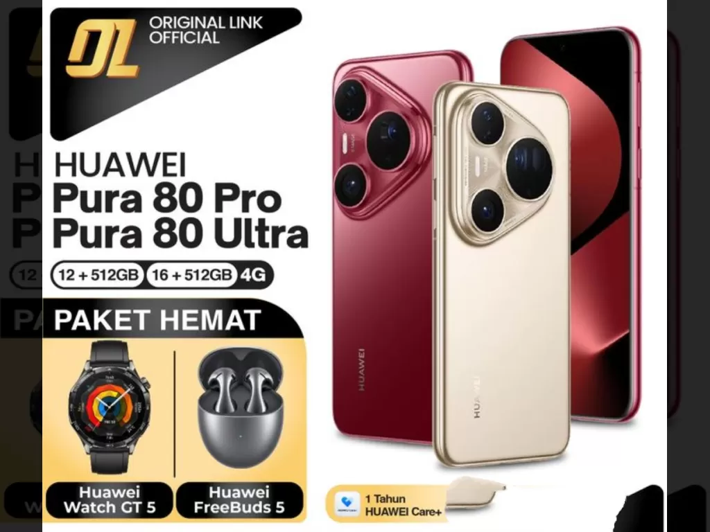 Huawei Resmi Luncurkan Pura 80 Series di Indonesia, Usung Kamera Premium dan Performa Kencang