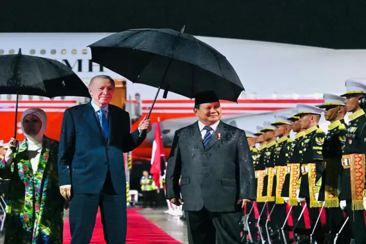 Presiden Turki Recep Tayyip Erdogan Kunjungi Indonesia, Disambut Hangat oleh Presiden Prabowo Subianto