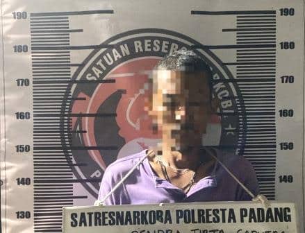 Pelaku Penyalahgunaan Sabu Ditangkap Polresta Padang