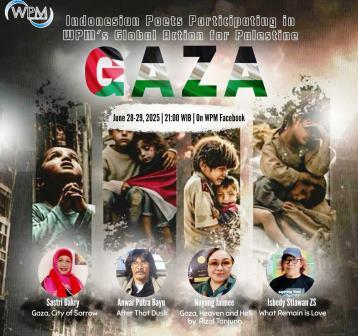 Aksi Global untuk Palestina: 4 Penyair Indonesia Baca Puisi Virtual Bersama Penyair Dunia
