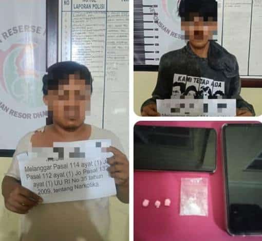 Tersangka pelaku Narkoba  